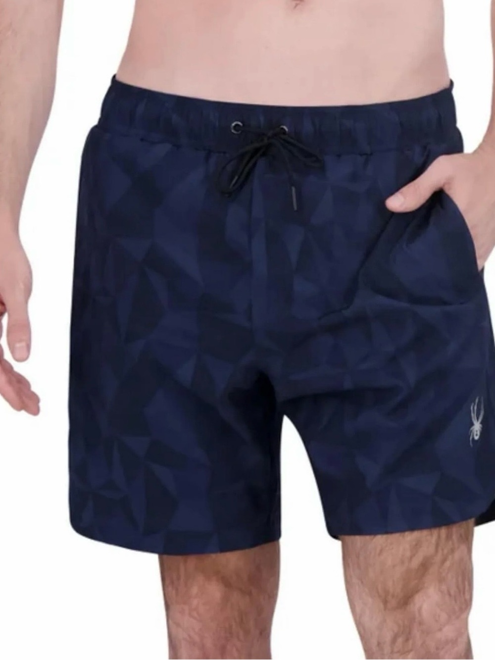 Spyder Navy and Black Swim Shorts